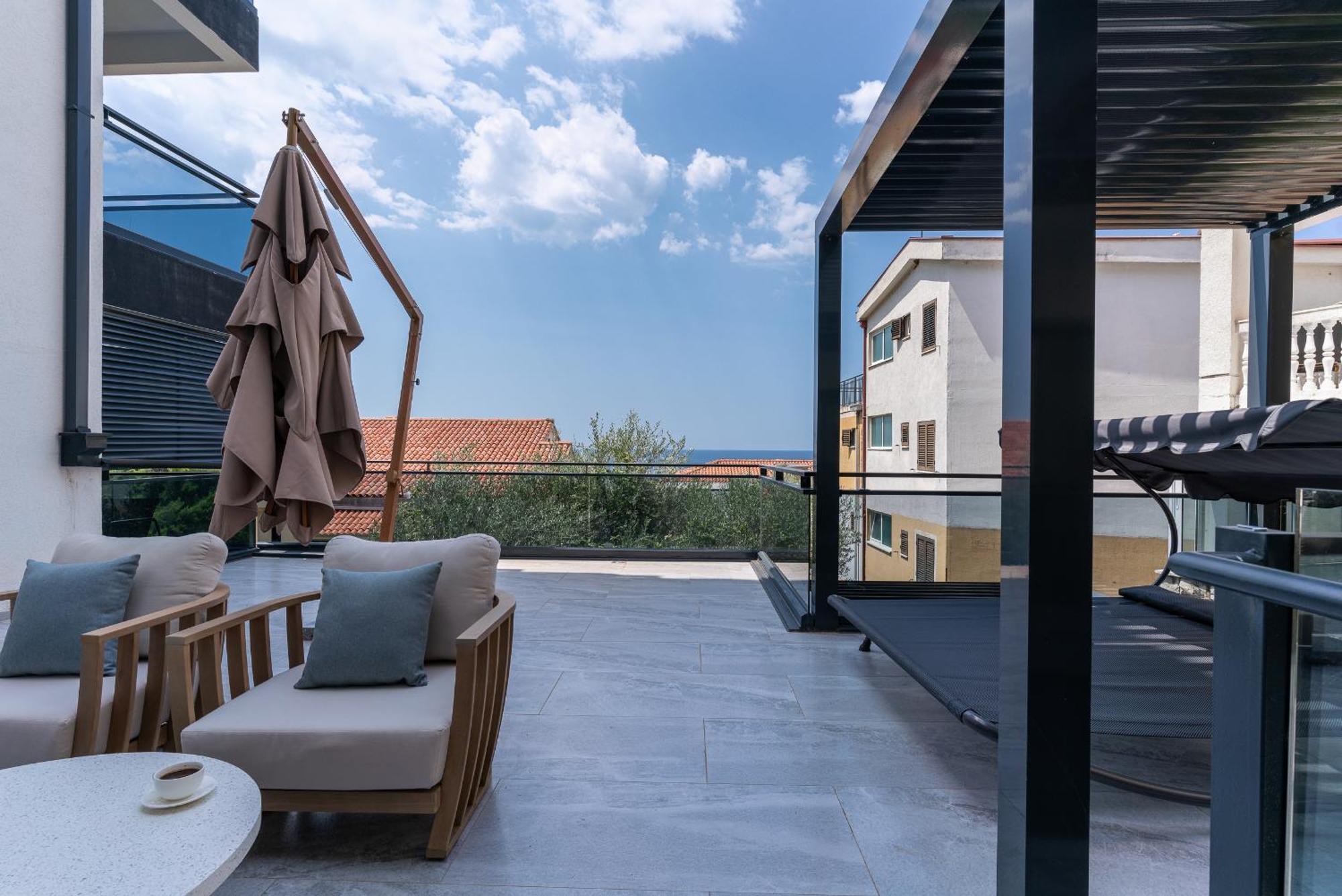 Apartamento Vista Seaview Sveti Stefan Exterior foto