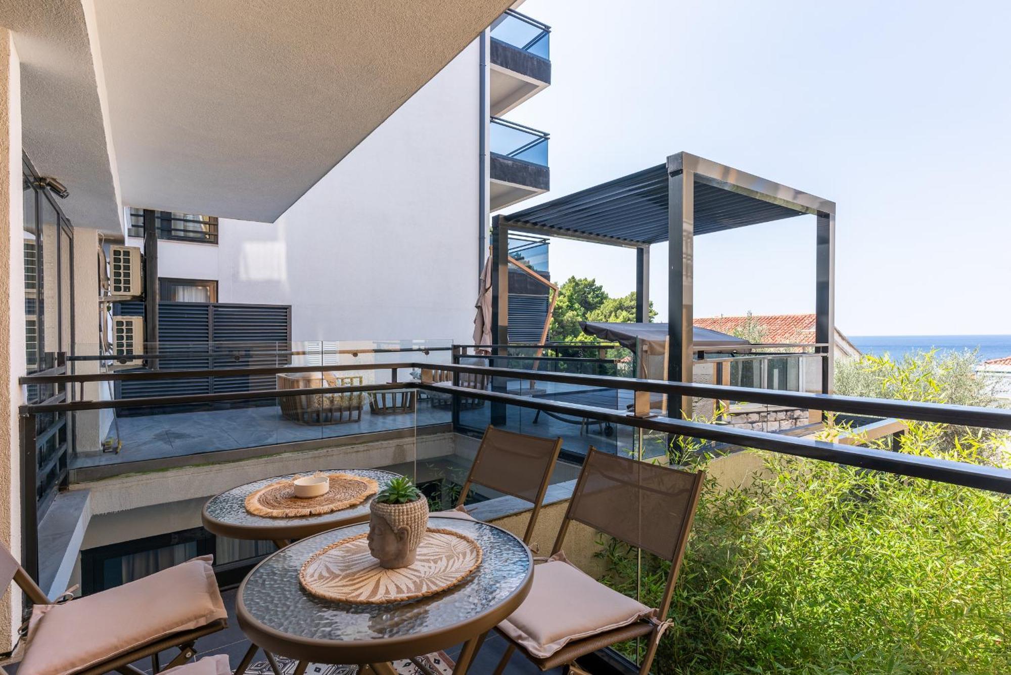 Apartamento Vista Seaview Sveti Stefan Exterior foto